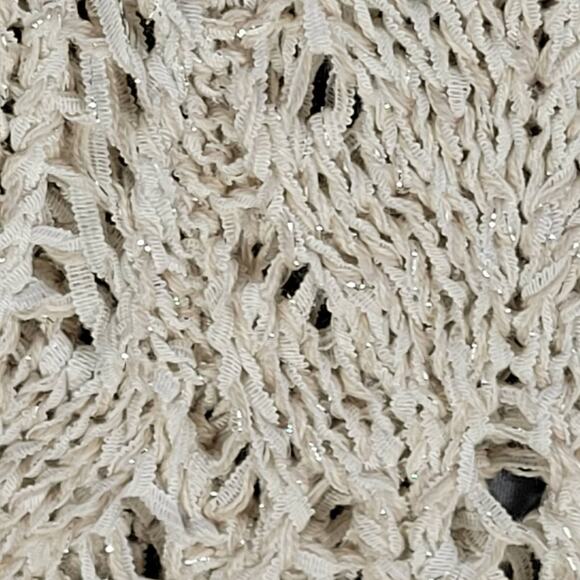 Elle Short Sleeve Scoop Neck Sweater Women's Size XS Tannish-Gray Loose Knit Top - Picture 4 of 9